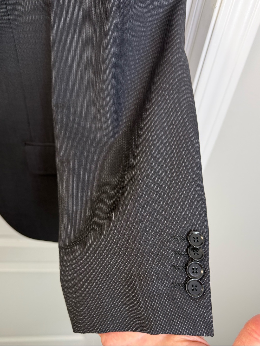 Pal Zileri Three Button Wool Blazer Jacket Size EU 48 = 38R Grey - Picture 4 of 9